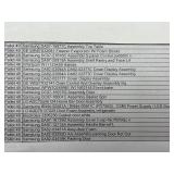 12 Manifested Pallets of New Appliance Parts Pallets 43 - 54