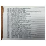 12 Manifested Pallets of New Appliance Parts Pallets 43 - 54