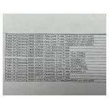 12 Manifested Pallets of New Appliance Parts Pallets 43 - 54