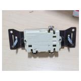 68 Piece lot of Legrand Press & Seymour 15 Amp Three Way Switch - Brown