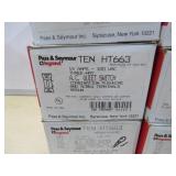 68 Piece lot of Legrand Press & Seymour 15 Amp Three Way Switch - Brown