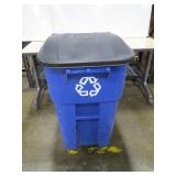 Lot of Two Rubbermaid 50 Gallon Recycling Containers