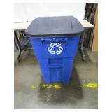 Lot of Two Rubbermaid 50 Gallon Recycling Containers