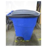 Lot of Two Rubbermaid 50 Gallon Recycling Containers