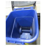 Lot of Two Rubbermaid 50 Gallon Recycling Containers