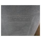 96 Gallon Toter Trash Container - Cracked Lid