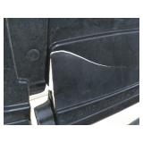 96 Gallon Toter Trash Container - Cracked Lid