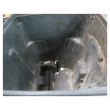 96 Gallon Toter Trash Container - Cracked Lid