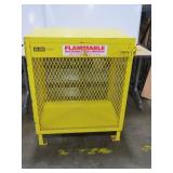 Vertical Gas Cylinder Mesh Storage Cabinet