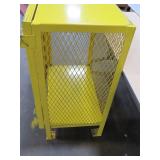 Vertical Gas Cylinder Mesh Storage Cabinet