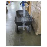 Gorilla Carts GOR62-COM Poly Garden Dump Cart with 2-in-1 Convertible Handle, 1,000 Lb Capacity, Black