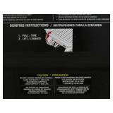 Gorilla Carts GOR62-COM Poly Garden Dump Cart with 2-in-1 Convertible Handle, 1,000 Lb Capacity, Black