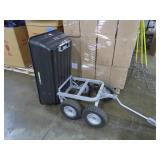 Gorilla Carts GOR62-COM Poly Garden Dump Cart with 2-in-1 Convertible Handle, 1,000 Lb Capacity, Black