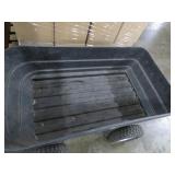 Gorilla Carts GOR62-COM Poly Garden Dump Cart with 2-in-1 Convertible Handle, 1,000 Lb Capacity, Black