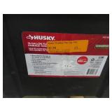 Lot of 9 Husky 18 Gal. Flip Top Storage Bin in Black
