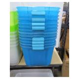 Large Mixed Lot of Storage Tubs