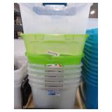Large Mixed Lot of Storage Tubs