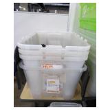 Large Mixed Lot of Storage Tubs