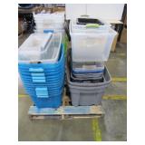 Large Mixed Lot of Storage Tubs