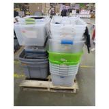 Large Mixed Lot of Storage Tubs