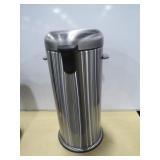 Mixed Lot of Trash and Recycling Receptacles