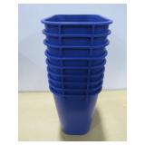 Mixed Lot of Trash and Recycling Receptacles