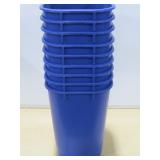 Mixed Lot of Trash and Recycling Receptacles