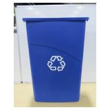 Mixed Lot of Trash and Recycling Receptacles