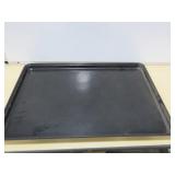 Lot of 2 Molded Fiberglass Trays - 26" x 18"