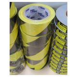 Mixed Lot of Caution Tape and Caution Stickers