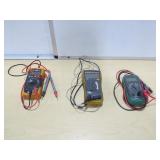 3 Piece Lot of Multimeters