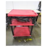 Uline 3 Shelf Utility Cart - 27" x 18" x 34"