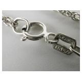 Adventurine Sterling Silver Cross Necklace.