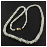 Graduated Opal Rondelle 14K Yellow Gold Bead Necklace . ***New Old Stock -Estimated Replacement Value $550***