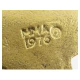 Metropolitan Museum of Art  1976 Egyptian Udjat Eye of Horus Pectoral gold plated Pendant.