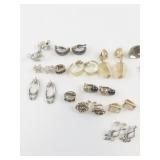 Group of Fourteen  Vintage Clip-On Earrings . Sarah Coventry, Trifari, Avon & More!
