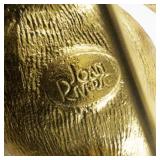 Joan Rivers Red Rhinestone Pave Base Metal Spider Brooch.