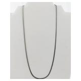 Linx (Italy)  Sterling Silver Herringbone Necklace.