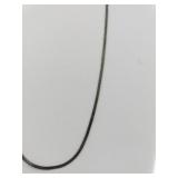 Linx (Italy)  Sterling Silver Herringbone Necklace.