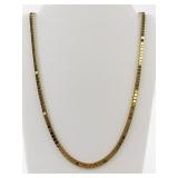 Monet Vintage Retro Gold Plated chain Necklace.