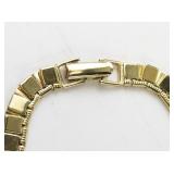 Monet Vintage Retro Gold Plated chain Necklace.