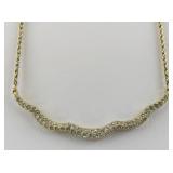 Swarovski Vintage Crystal Gold Plated necklace.