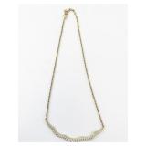 Swarovski Vintage Crystal Gold Plated necklace.