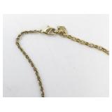 Swarovski Vintage Crystal Gold Plated necklace.