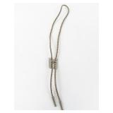 Longhorn Two Tone Base Metal Bolo Tie Necklace.