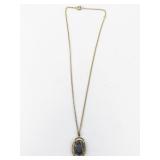 Sarah Coventry Light Of The East Gold Plated pendant Necklace .
