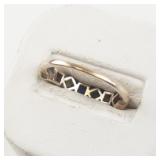 Bangkok Ratnaraj Jewelers Multi-Colored Gemstone (Sapphire) 10K Rose Gold Ring. Size 8.5.