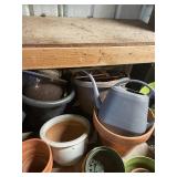 Collection of 40+ Assorted Plant Pots and Saucers
