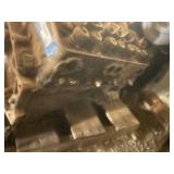 Used Automotive Engine Block with Associated Parts
