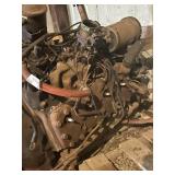 Vintage 1970s GM 250 Engine Block with Components